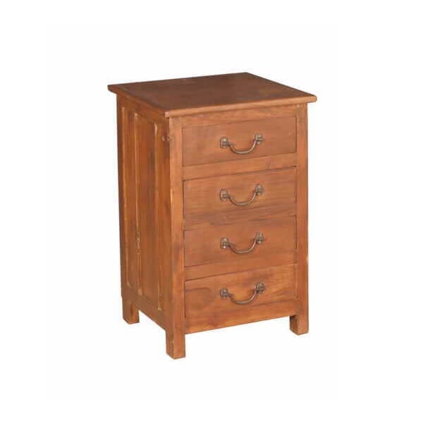 Commode en teck avec tiroirs