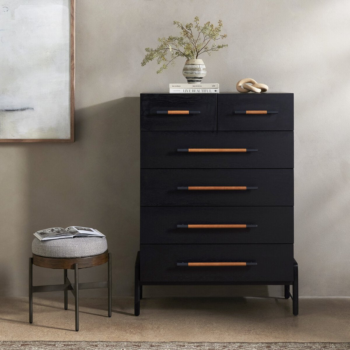 Commode 6 tiroirs Rosedale
