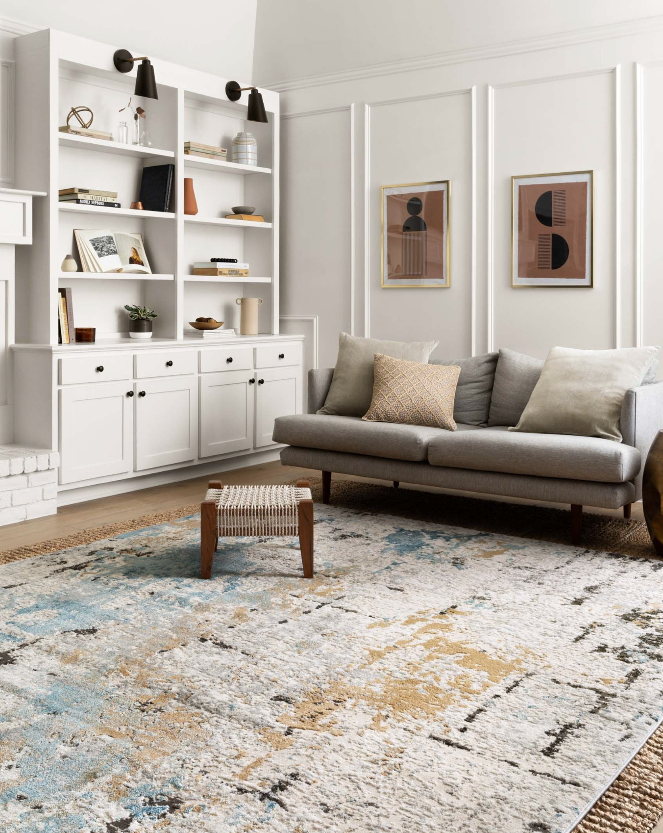 Tapis Alchemy en pierre/ardoise