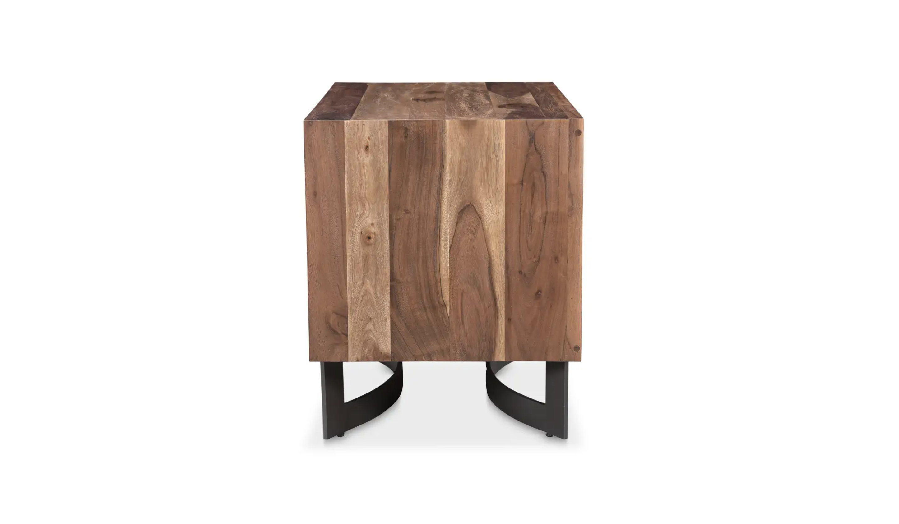 Table de chevet courbée