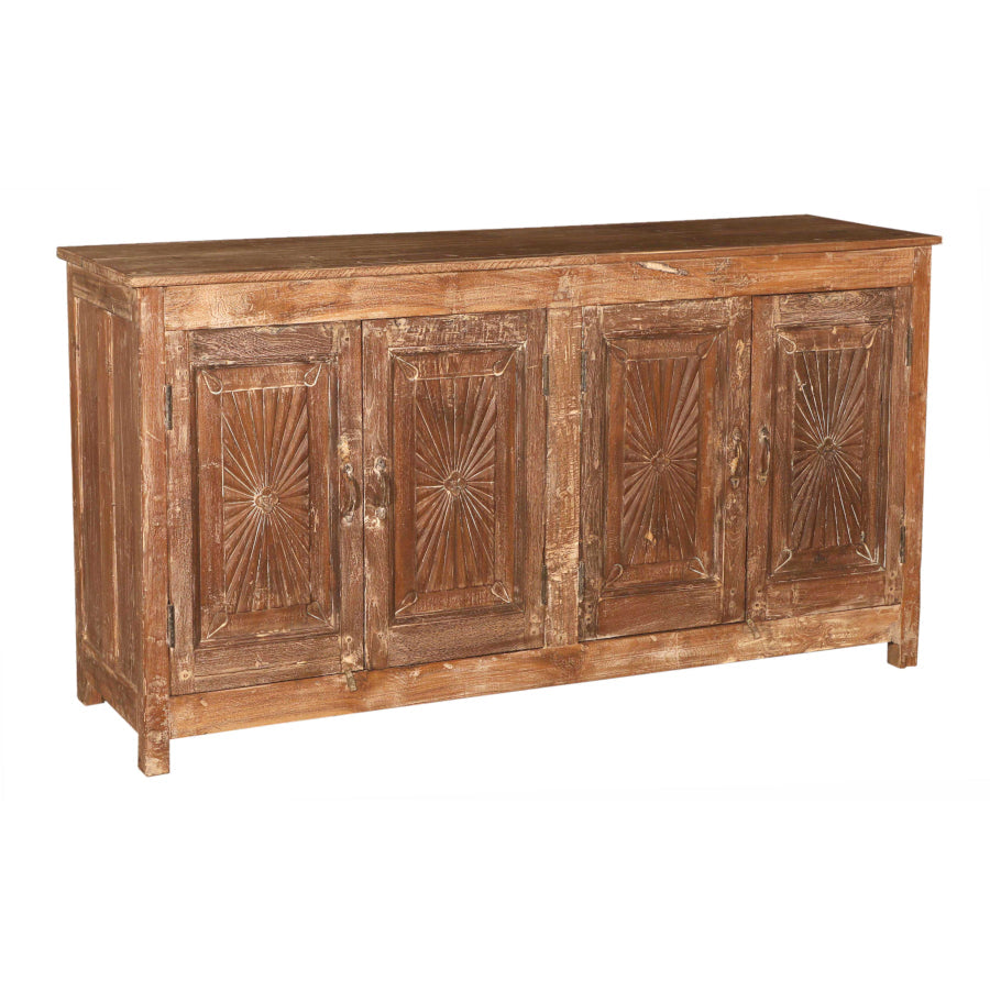 Buffet en bois de teck fabriqué à la main