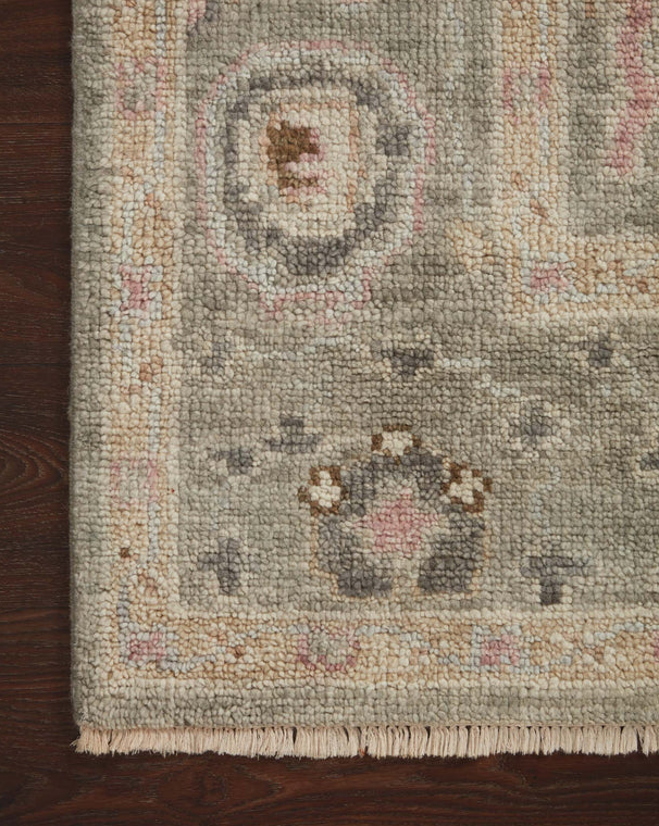 Tapis Helena en sauge/coucher de soleil