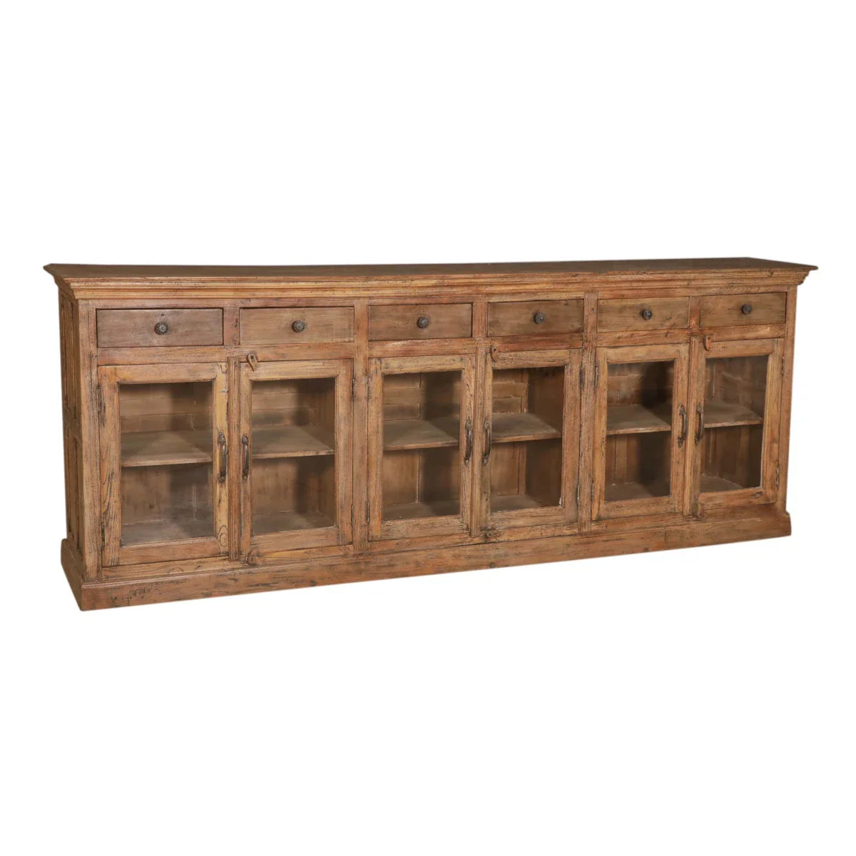 Buffet en bois de teck fabriqué à la main