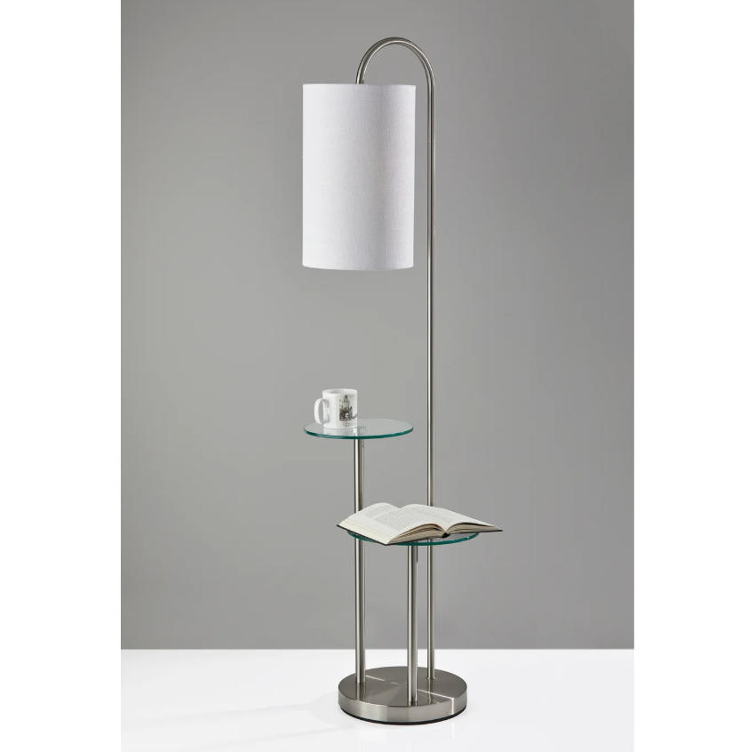 Lampadaire étagère Leonard