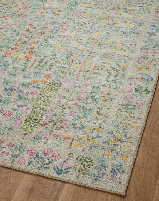 Tapis Rifle Paper Co. X Loloi Maison en kaki Grove