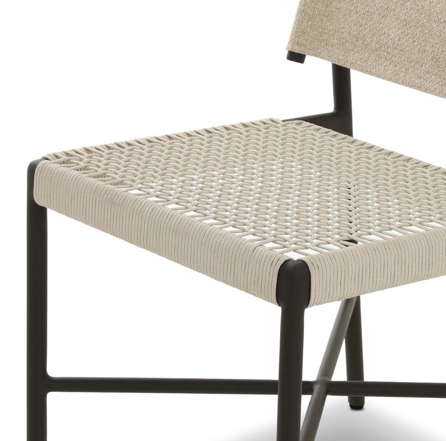 Chaise de salle à manger d'extérieur Miller