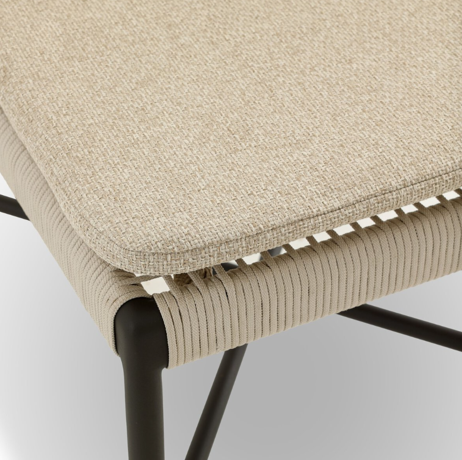 Chaise de salle à manger d'extérieur Miller