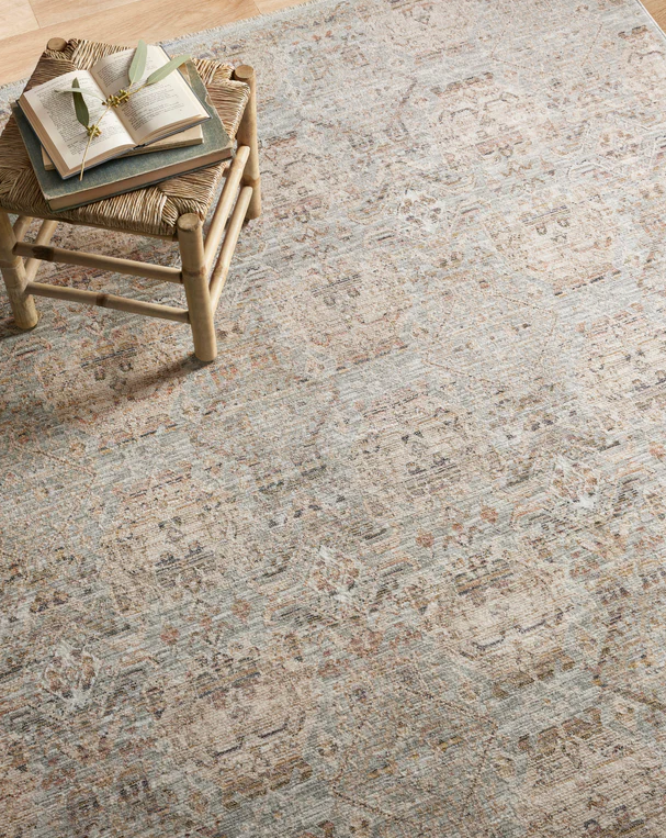 Tapis Amber Lewis x Loloi Zuma en argent/multicolore