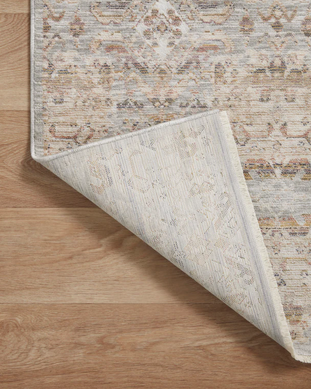 Tapis Amber Lewis x Loloi Zuma en argent/multicolore